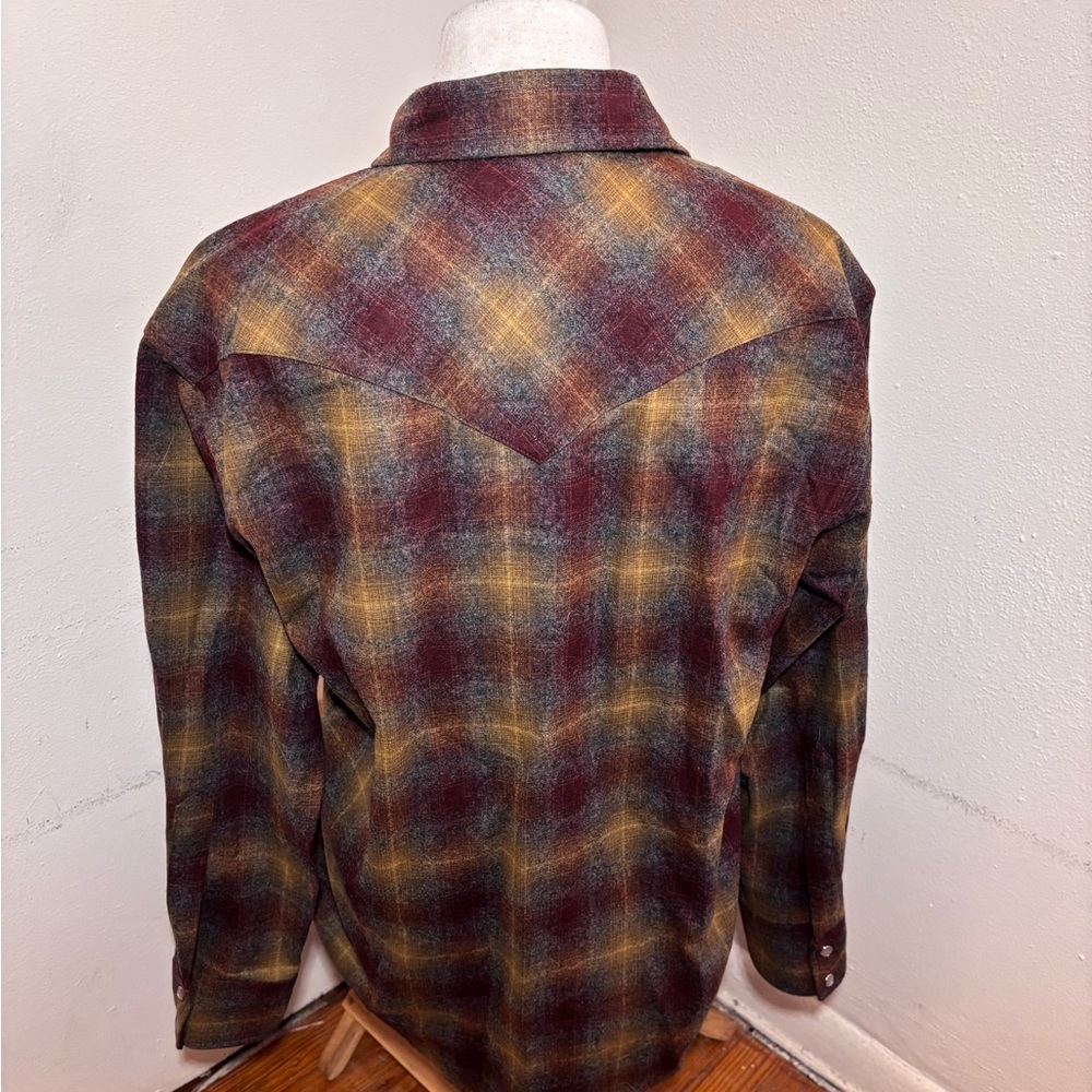 Pendleton Western Canyon Snap Button Wool Shirt N… - image 5